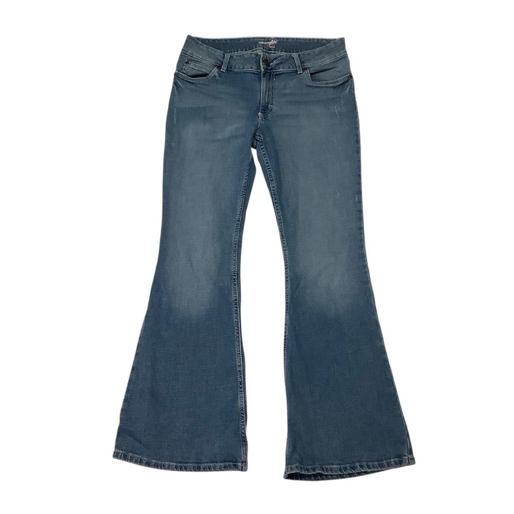 Wrangler Mae Mid-rise Flare Jeans Sz 11 Length 32